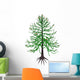 Araucaria Prehistoric Tree Wall Decal