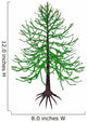 Araucaria Prehistoric Tree Wall Decal