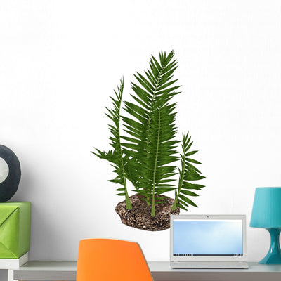 Nipa Burtinii Prehistoric Plant Wall Decal shown on a wall