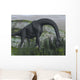 Brachiosaurus Dinosaur Eating Fern Wall Decal