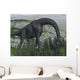 Brachiosaurus Dinosaur Eating Fern Wall Decal