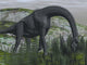 Brachiosaurus Dinosaur Eating Fern Wall Decal