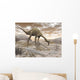 Gallimimus Dinosaur Discovering Eggs Wall Decal