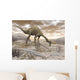 Gallimimus Dinosaur Discovering Eggs Wall Decal