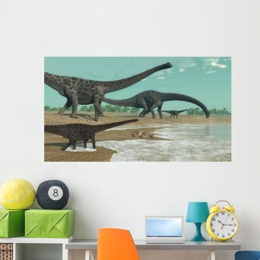 Diplodocus Dinosaurs Looking for Wall Decal