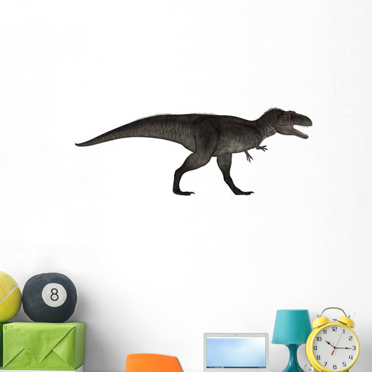 Tyrannotitan Dinosaur White Wall Decal Design 1