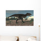 Tyrannotitan Walking Prehistoric Landscape Wall Decal