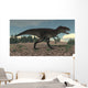 Tyrannotitan Walking Prehistoric Landscape Wall Decal