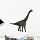 Brontomerus Dinosaur Walking White Wall Decal Design 2