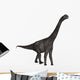 Brontomerus Dinosaur Walking White Wall Decal Design 2