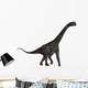 Brontomerus Dinosaur Walking White Wall Decal Design 1
