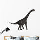 Brontomerus Dinosaur Walking White Wall Decal Design 1