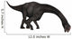 Brontomerus Dinosaur Eating White Wall Decal