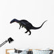 Camptosaurus Dinosaur Walking White Wall Decal Design 2