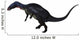 Camptosaurus Dinosaur Walking White Wall Decal Design 2