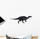 Camptosaurus Dinosaur Walking White Wall Decal Design 1