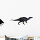 Camptosaurus Dinosaur Walking White Wall Decal Design 1