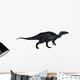 Camptosaurus Dinosaur Walking White Wall Decal Design 1