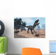 Allosaurus Dinosaur Roaring 3D Wall Decal