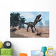 Allosaurus Dinosaur Roaring 3D Wall Decal