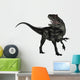 Allosaurus Dinosaur Roaring White Wall Decal Design 2