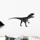 Allosaurus Dinosaur Roaring White Wall Decal Design 1