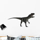Allosaurus Dinosaur Roaring White Wall Decal Design 1