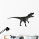 Allosaurus Dinosaur Roaring White Wall Decal Design 1