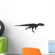 Allosaurus Dinosaur Running White Wall Decal