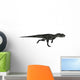 Allosaurus Dinosaur Running White Wall Decal