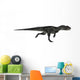 Allosaurus Dinosaur Running White Wall Decal