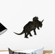 Centrosaurus Dinosaur Roaring White Wall Decal