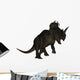 Centrosaurus Dinosaur Roaring White Wall Decal