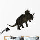 Centrosaurus Dinosaur Roaring White Wall Decal