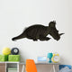 Centrosaurus Dinosaur Resting White Wall Decal