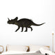 Centrosaurus Dinosaur Walking White Wall Decal