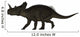 Centrosaurus Dinosaur Walking White Wall Decal
