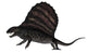 Dimetrodon Dinosaur 3D Render Wall Decal Design 3