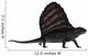 Dimetrodon Dinosaur 3D Render Wall Decal Design 1