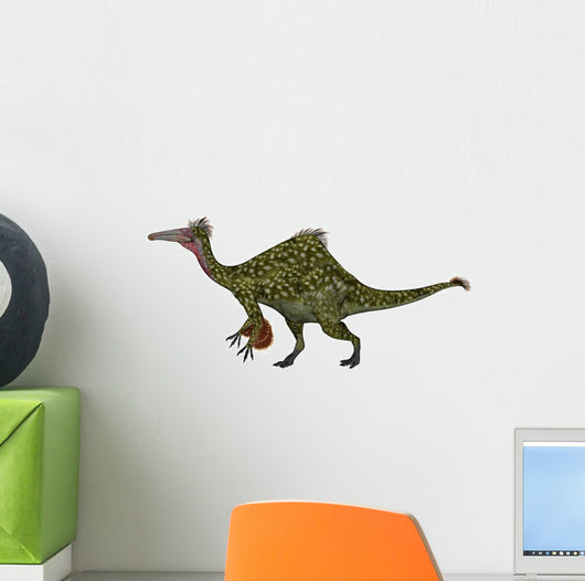Deinocheirus Dinosaur White Wall Decal Design 2