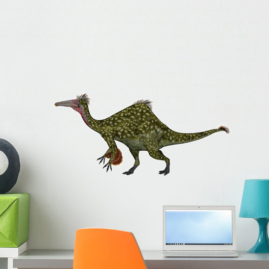 Deinocheirus Dinosaur White Wall Decal Design 2