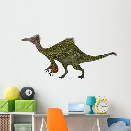 Deinocheirus Dinosaur White Wall Decal Design 2