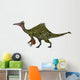 Deinocheirus Dinosaur White Wall Decal Design 2