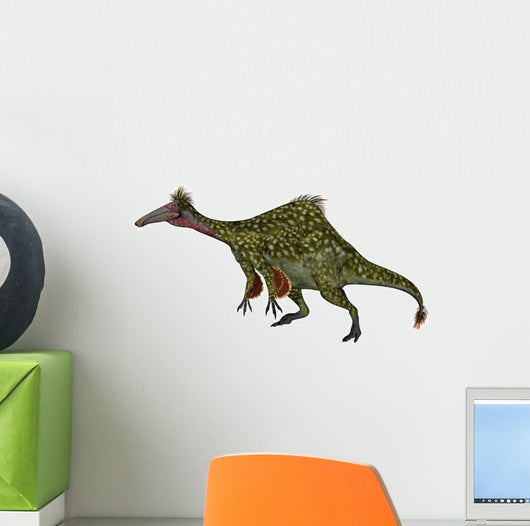 Deinocheirus Dinosaur White Wall Decal Design 1