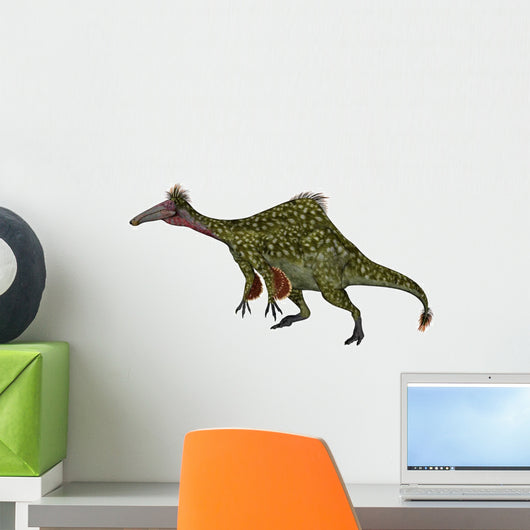 Deinocheirus Dinosaur White Wall Decal Design 1
