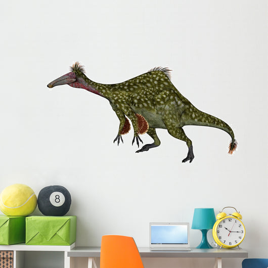 Deinocheirus Dinosaur White Wall Decal Design 1