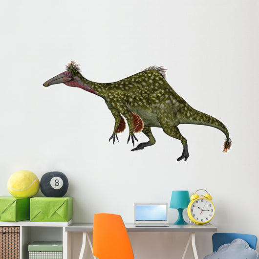 Deinocheirus Dinosaur White Wall Decal Design 1