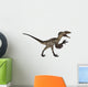 Deinonychus Dinosaur White Wall Decal Design 5