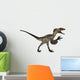 Deinonychus Dinosaur White Wall Decal Design 5