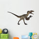 Deinonychus Dinosaur White Wall Decal Design 5